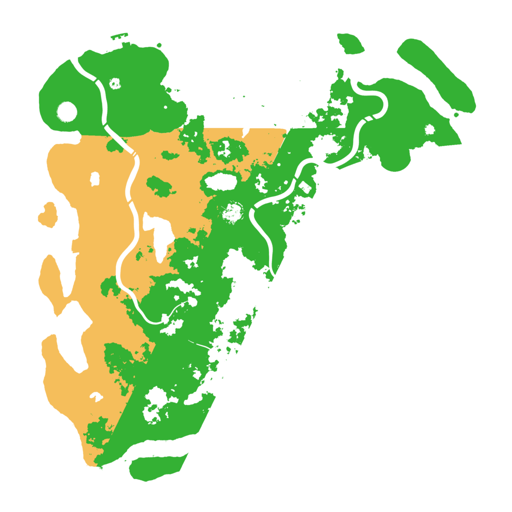 Biome Rust Map: Procedural Map, Size: 4500, Seed: 1850365575