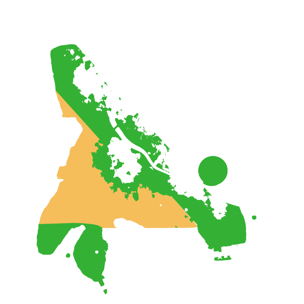 Biome Rust Map: Procedural Map, Size: 2750, Seed: 645124