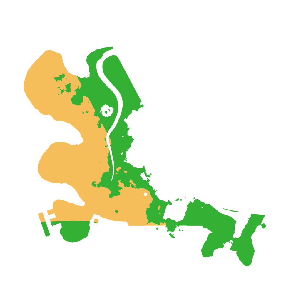 Biome Rust Map: Procedural Map, Size: 2500, Seed: 742981