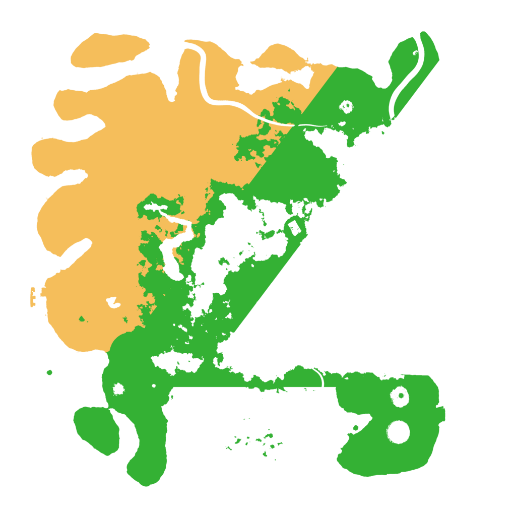 Biome Rust Map: Procedural Map, Size: 4000, Seed: 27031976