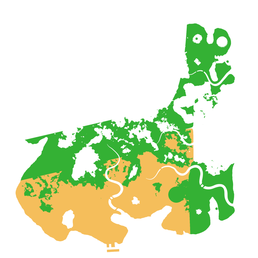 Biome Rust Map: Procedural Map, Size: 4250, Seed: 2069459557