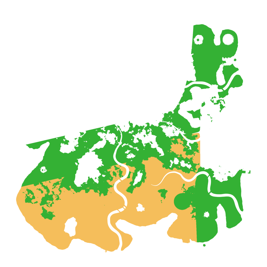 Biome Rust Map: Procedural Map, Size: 4250, Seed: 2069459557