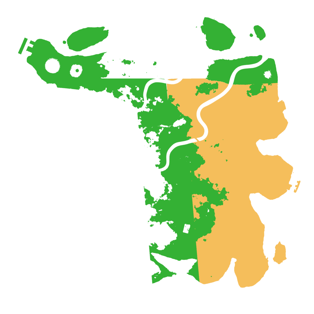 Biome Rust Map: Procedural Map, Size: 3750, Seed: 414039278