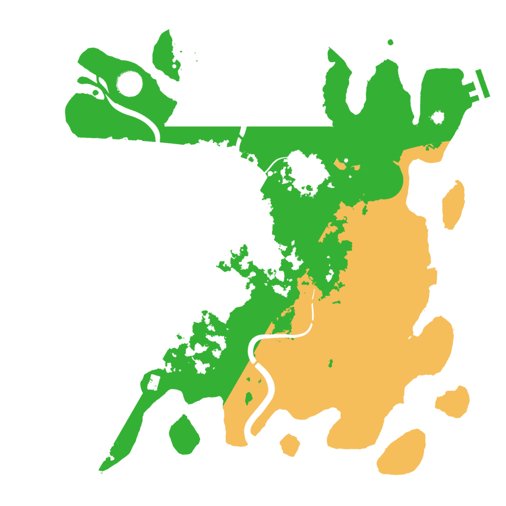 Biome Rust Map: Procedural Map, Size: 3500, Seed: 1721238594