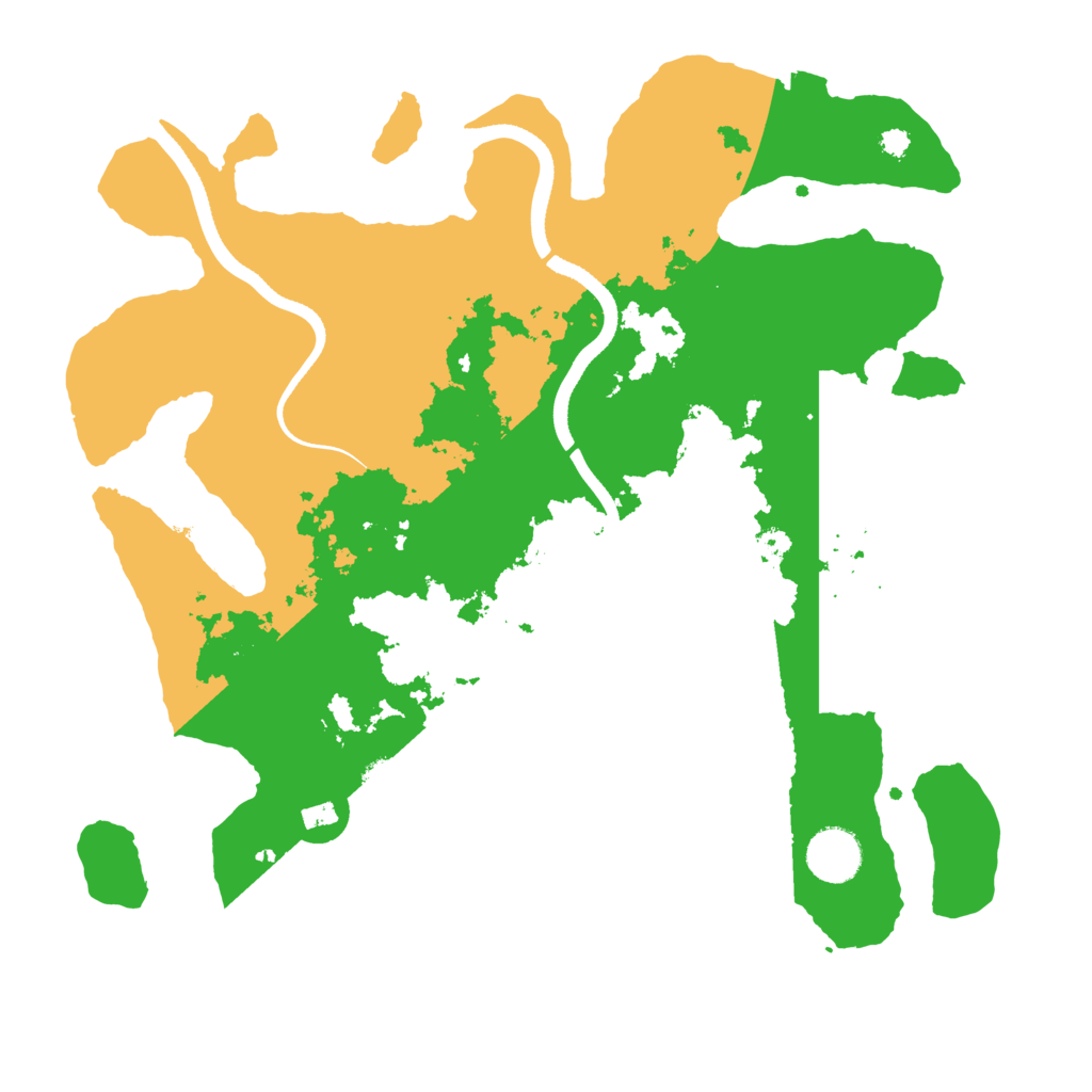 Biome Rust Map: Procedural Map, Size: 3500, Seed: 1197201627