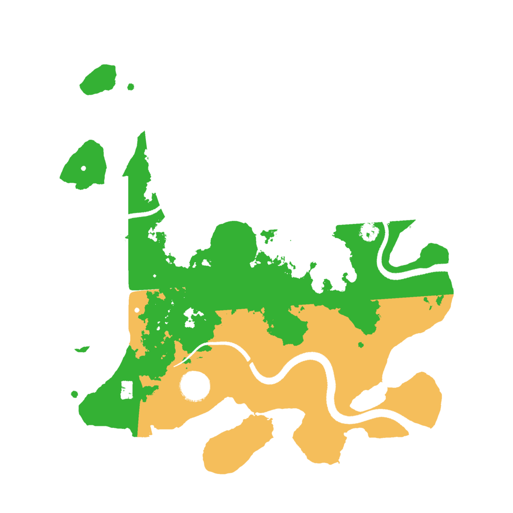 Biome Rust Map: Procedural Map, Size: 3000, Seed: 49978