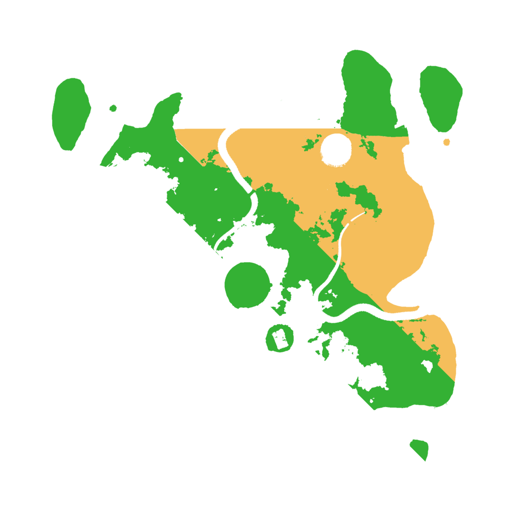 Biome Rust Map: Procedural Map, Size: 3000, Seed: 91654