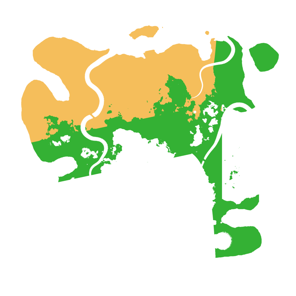 Biome Rust Map: Procedural Map, Size: 3000, Seed: 66789