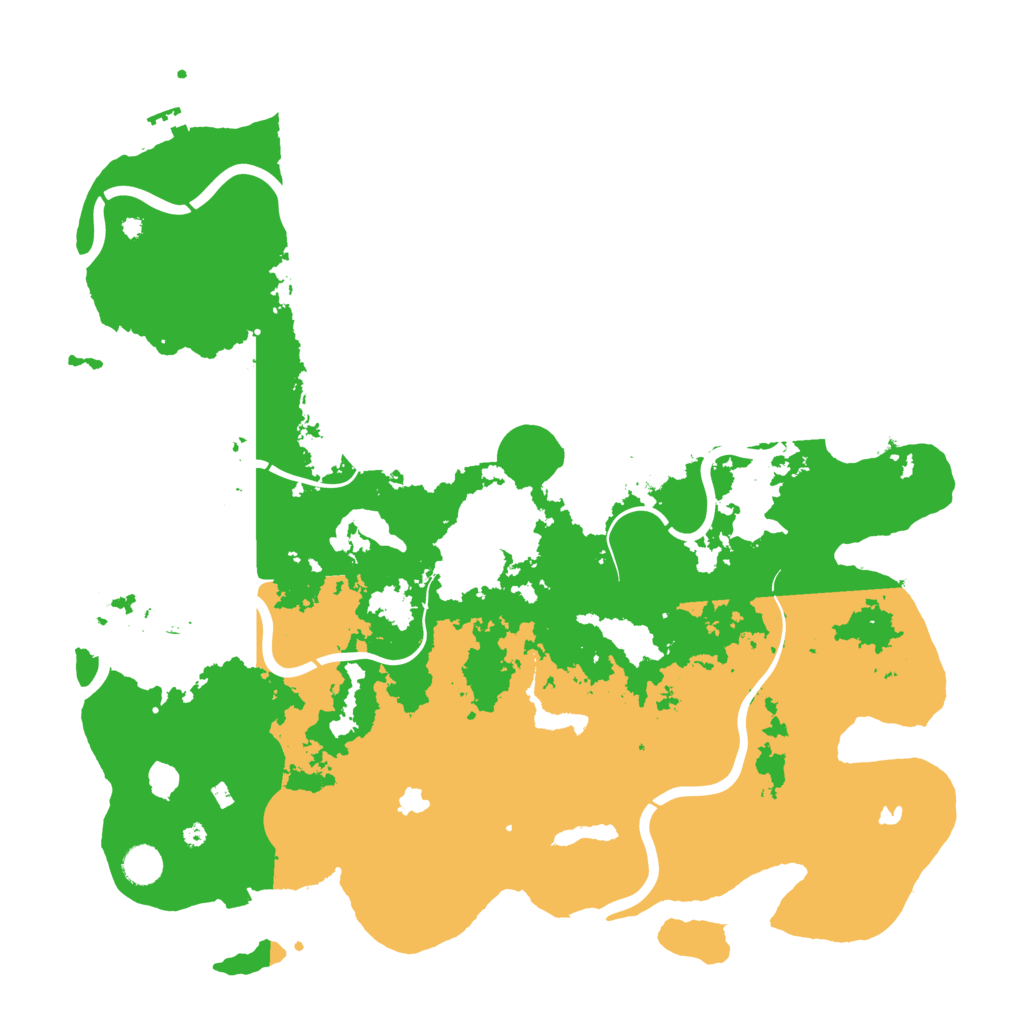 Biome Rust Map: Procedural Map, Size: 4500, Seed: 844370