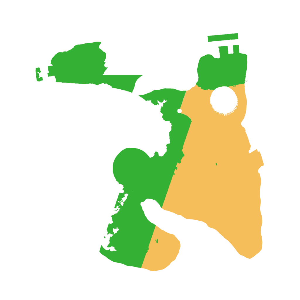 Biome Rust Map: Procedural Map, Size: 2000, Seed: 1578567004