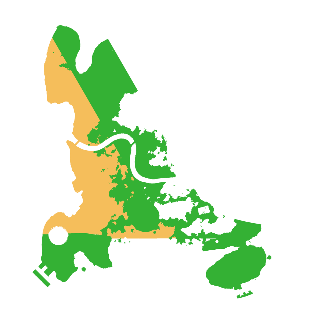 Biome Rust Map: Procedural Map, Size: 3000, Seed: 1357911