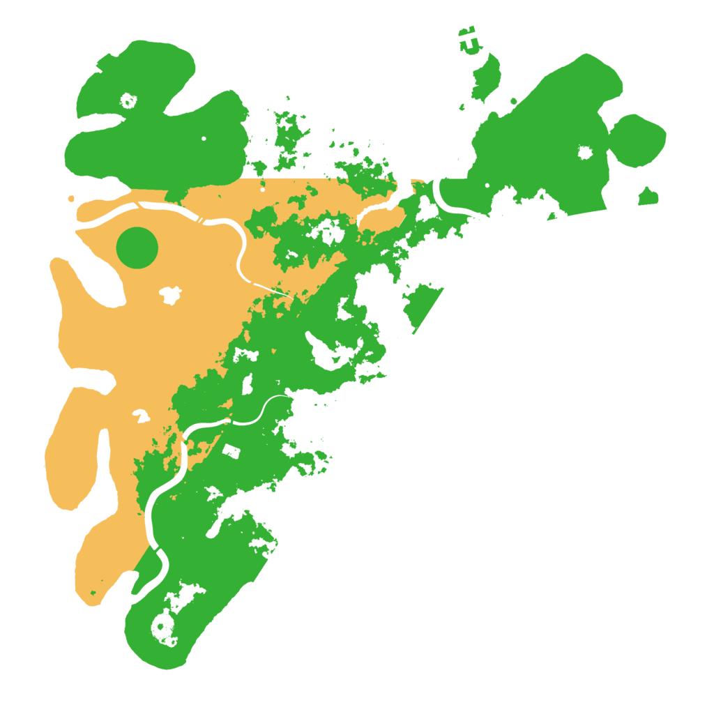 Biome Rust Map: Procedural Map, Size: 4500, Seed: 828731545