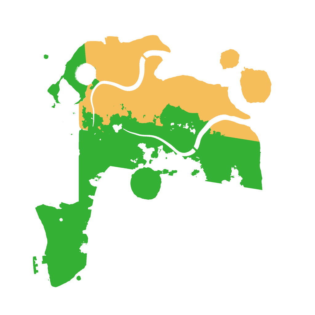 Biome Rust Map: Procedural Map, Size: 2750, Seed: 645133