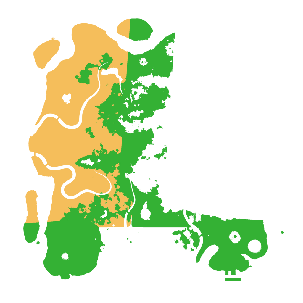 Biome Rust Map: Procedural Map, Size: 4000, Seed: 584808035
