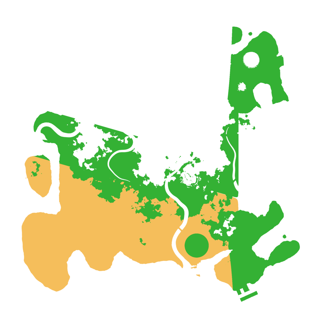 Biome Rust Map: Procedural Map, Size: 3500, Seed: 1823763698