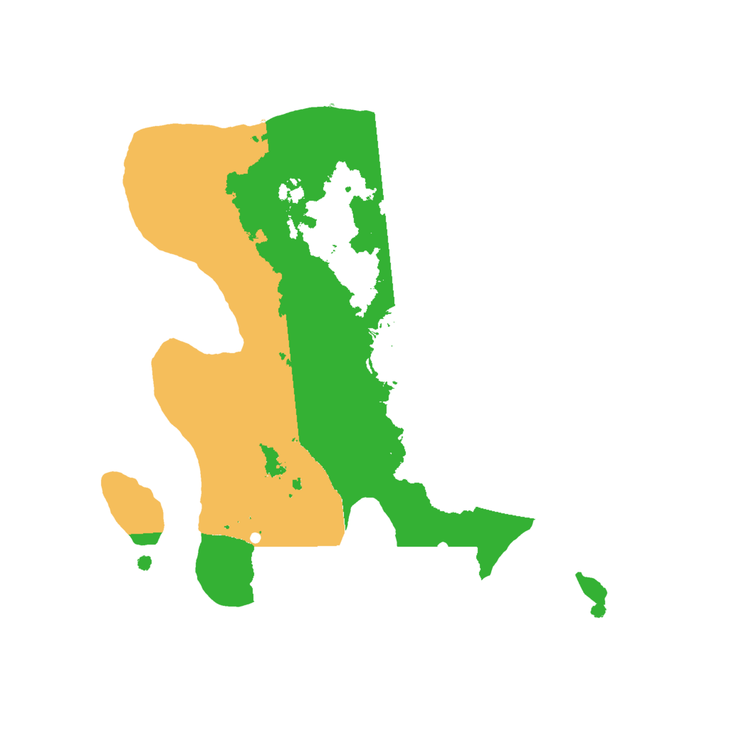 Biome Rust Map: Procedural Map, Size: 2000, Seed: 1188017306