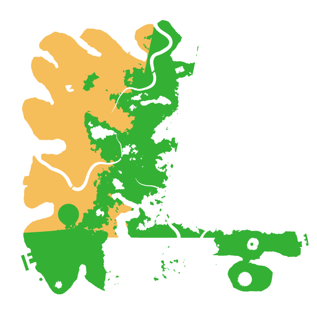 Biome Rust Map: Procedural Map, Size: 4000, Seed: 1432079580
