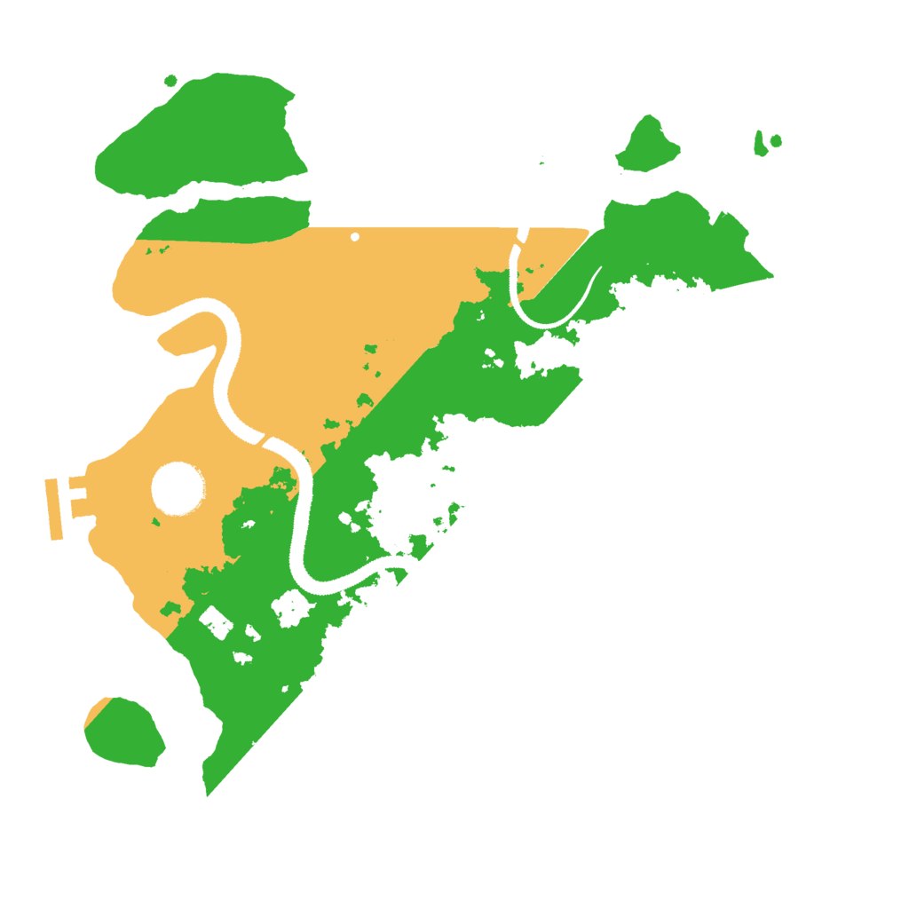 Biome Rust Map: Procedural Map, Size: 3000, Seed: 8746513