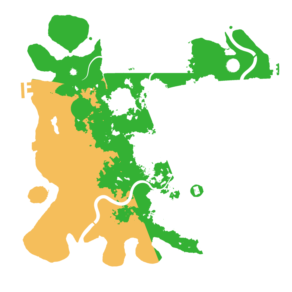 Biome Rust Map: Procedural Map, Size: 3800, Seed: 1655691070