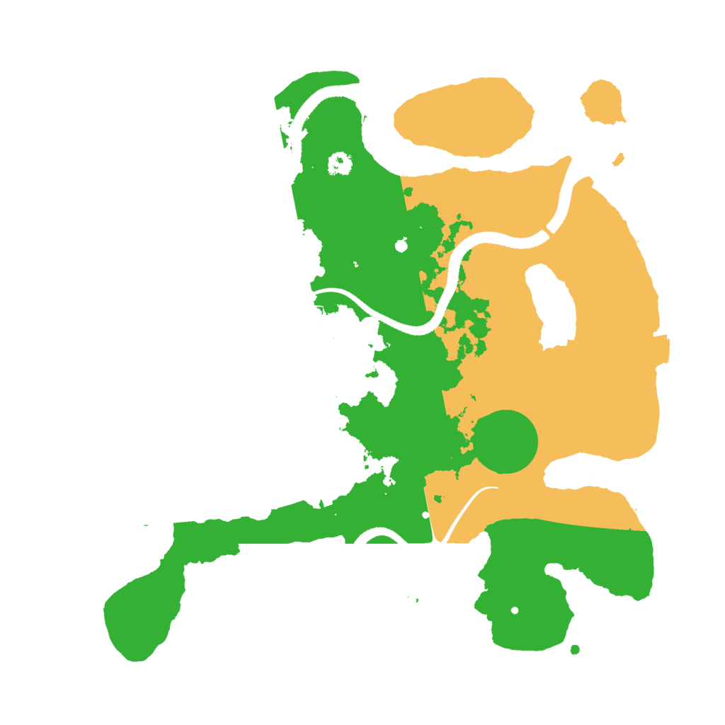 Biome Rust Map: Procedural Map, Size: 3000, Seed: 1880496436