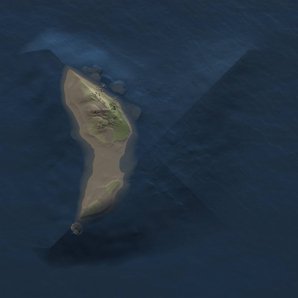 Rust Map: Procedural Map, Size: 1000, Seed: 241468213, 1 Monuments