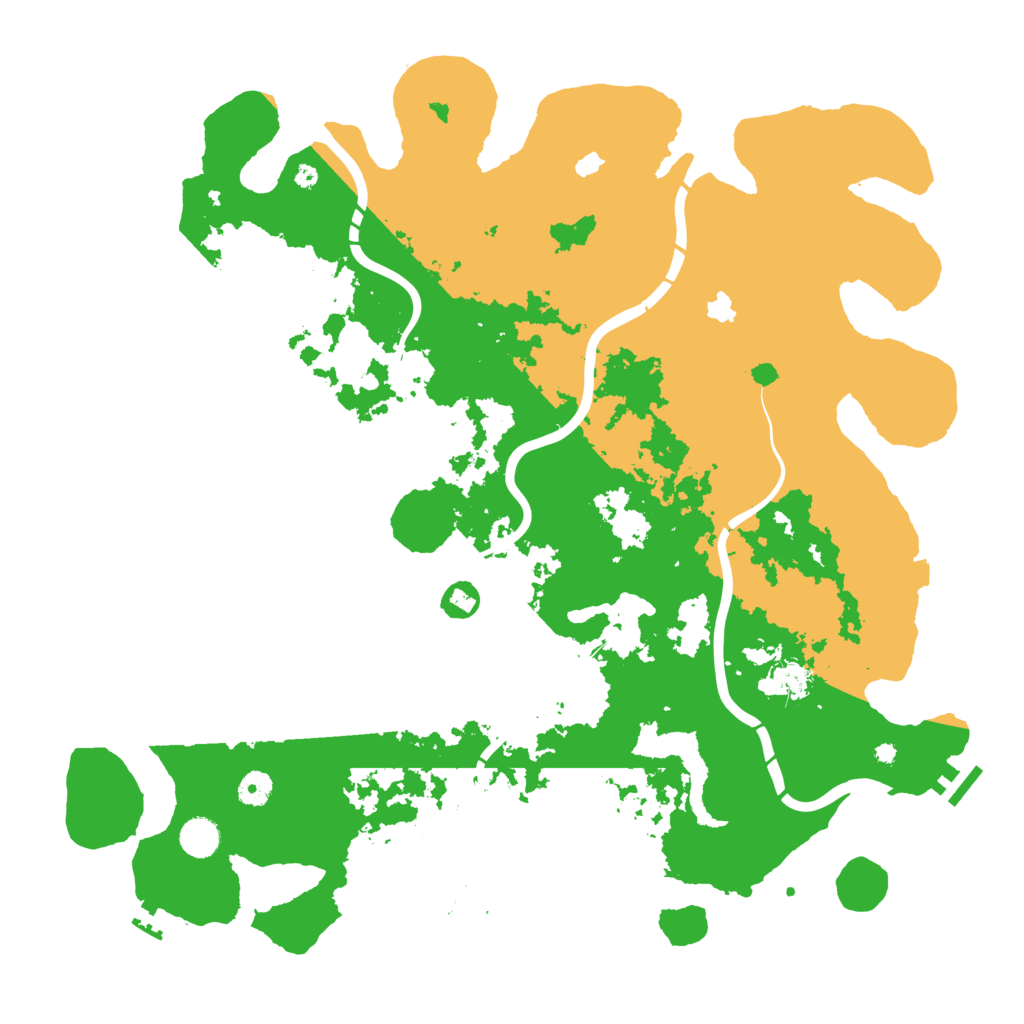 Biome Rust Map: Procedural Map, Size: 4500, Seed: 389866301