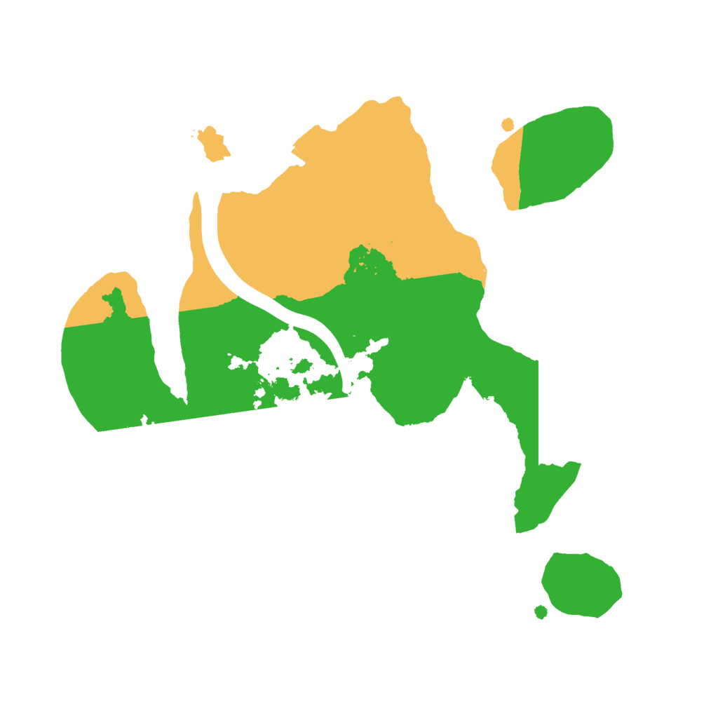 Biome Rust Map: Procedural Map, Size: 2200, Seed: 924215236