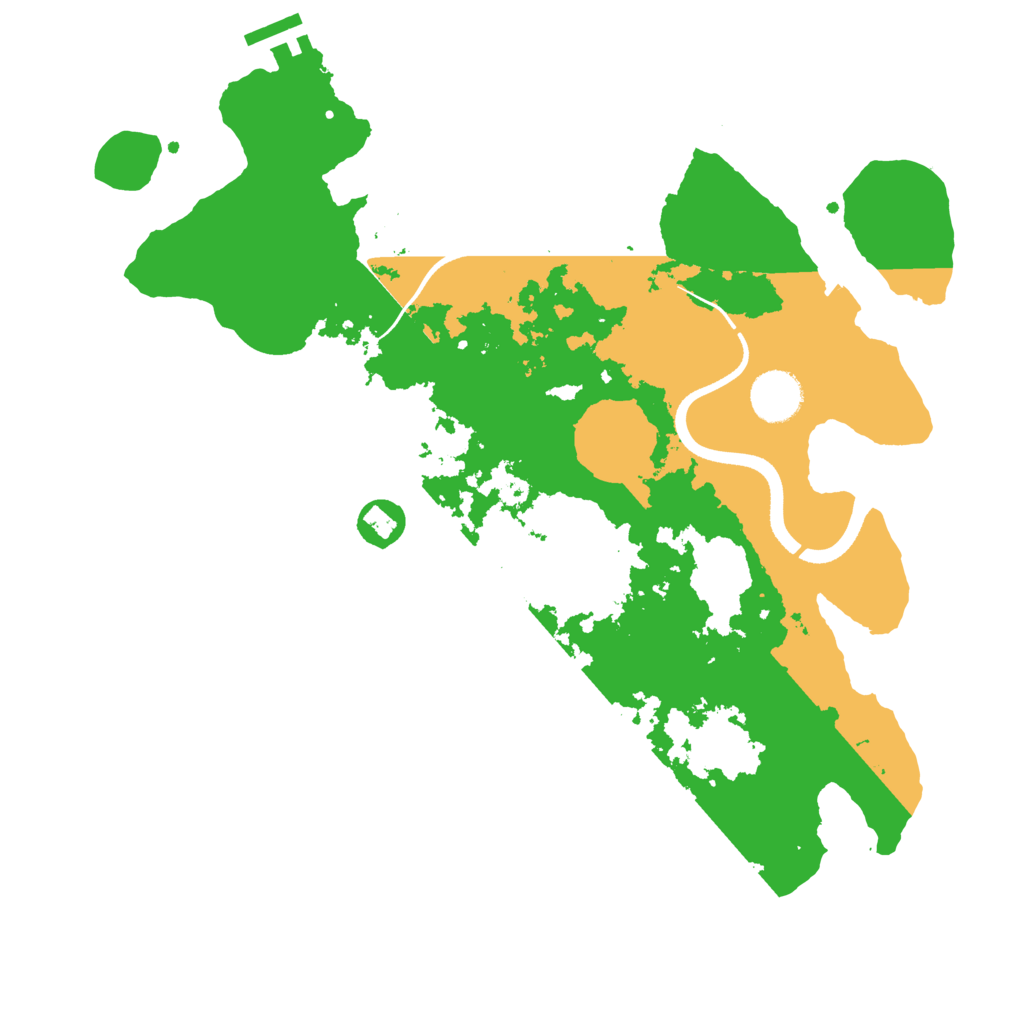 Biome Rust Map: Procedural Map, Size: 3500, Seed: 747854678