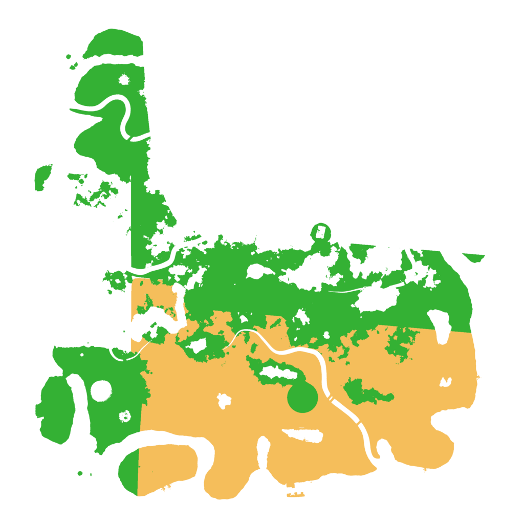 Biome Rust Map: Procedural Map, Size: 4500, Seed: 1461512609