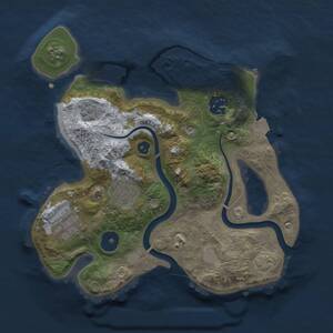 Thumbnail Rust Map: Procedural Map, Size: 2600, Seed: 1537938529, 7 Monuments
