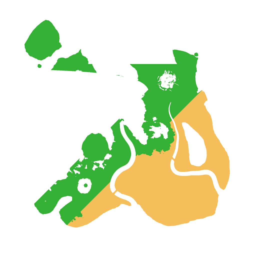 Biome Rust Map: Procedural Map, Size: 2600, Seed: 1537938529