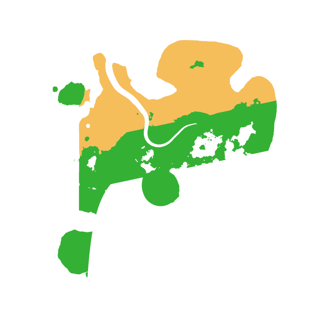 Biome Rust Map: Procedural Map, Size: 2300, Seed: 1124452257