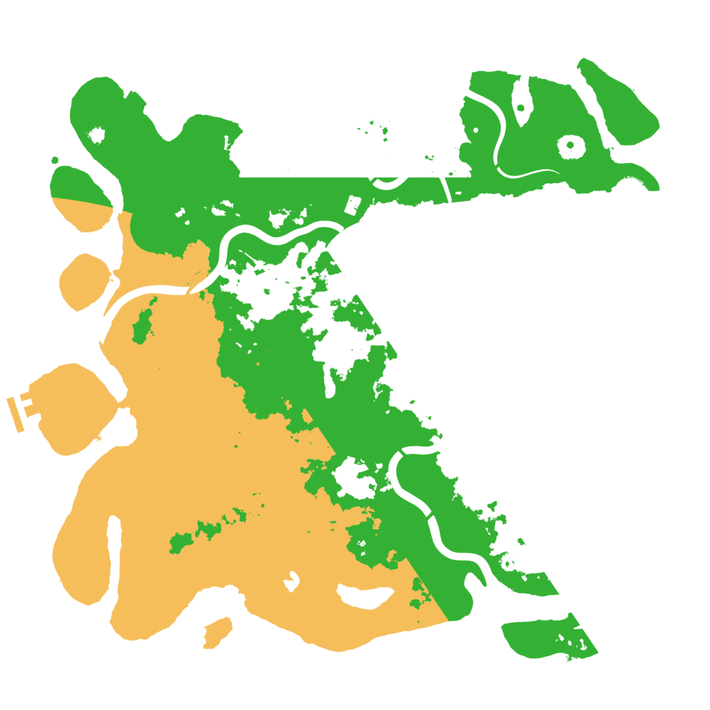 Biome Rust Map: Procedural Map, Size: 4000, Seed: 10530387