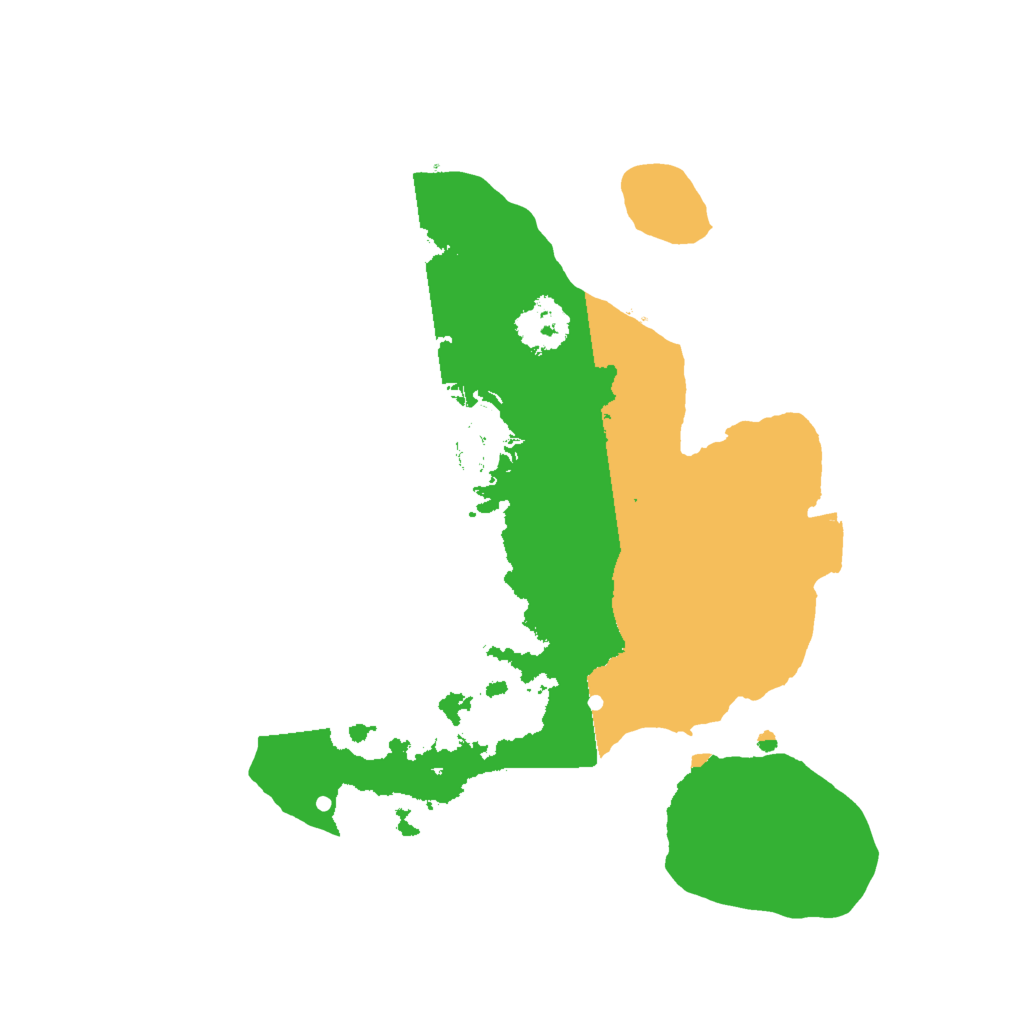 Biome Rust Map: Procedural Map, Size: 2000, Seed: 165543281