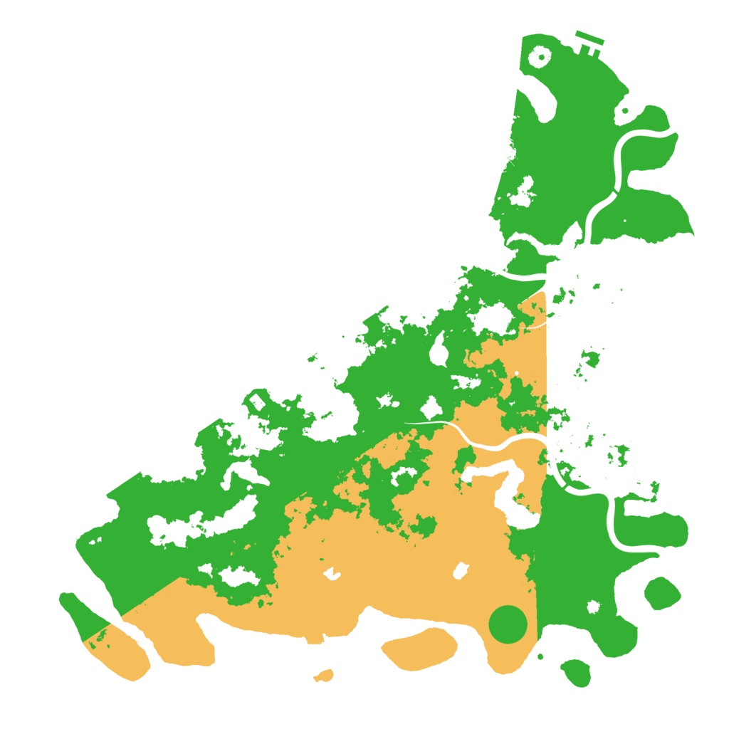 Biome Rust Map: Procedural Map, Size: 5000, Seed: 1341436726