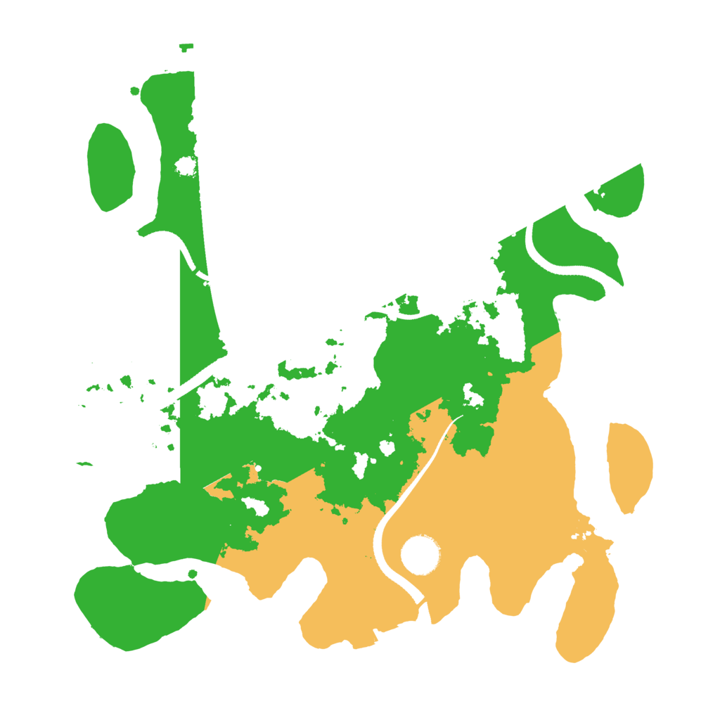 Biome Rust Map: Procedural Map, Size: 3250, Seed: 576900889
