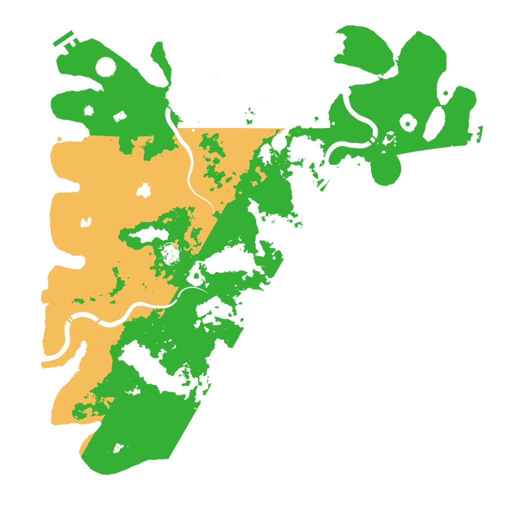 Biome Rust Map: Procedural Map, Size: 4500, Seed: 962467649