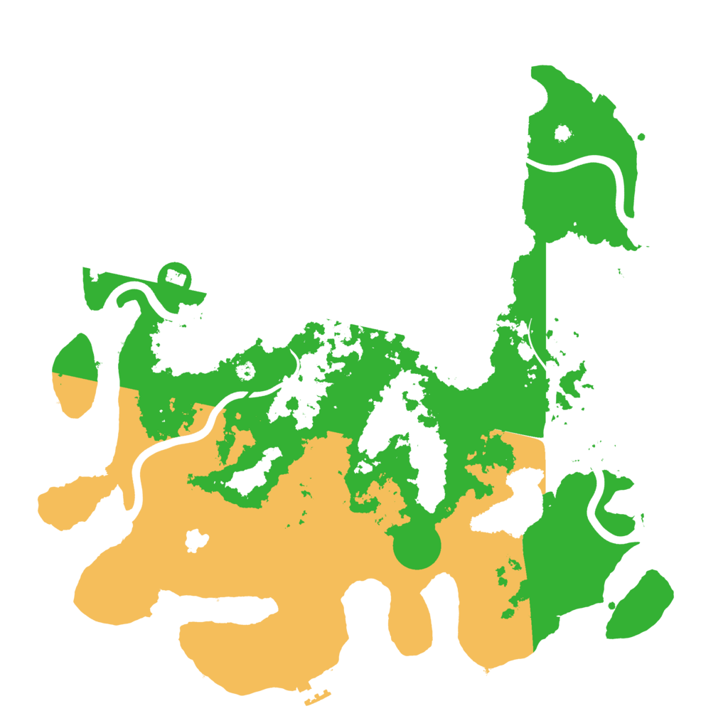 Biome Rust Map: Procedural Map, Size: 4000, Seed: 13378008
