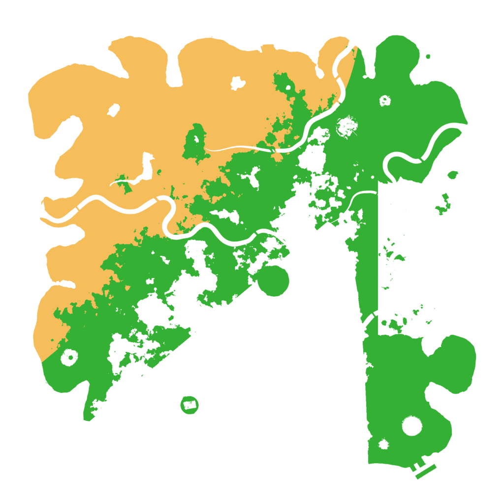 Biome Rust Map: Procedural Map, Size: 4500, Seed: 1871009210