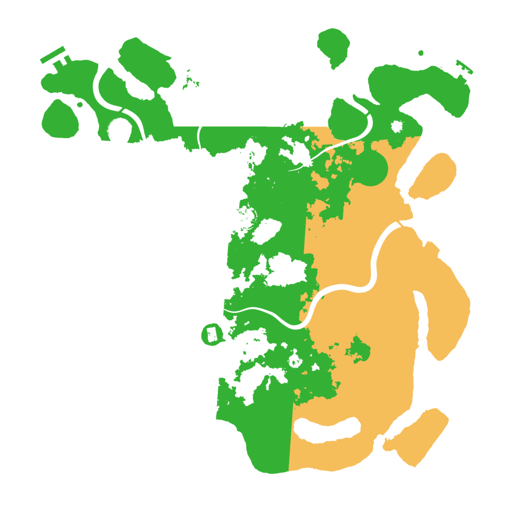 Biome Rust Map: Procedural Map, Size: 3800, Seed: 2126623315
