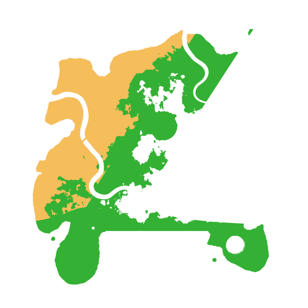 Biome Rust Map: Procedural Map, Size: 3000, Seed: 748397389