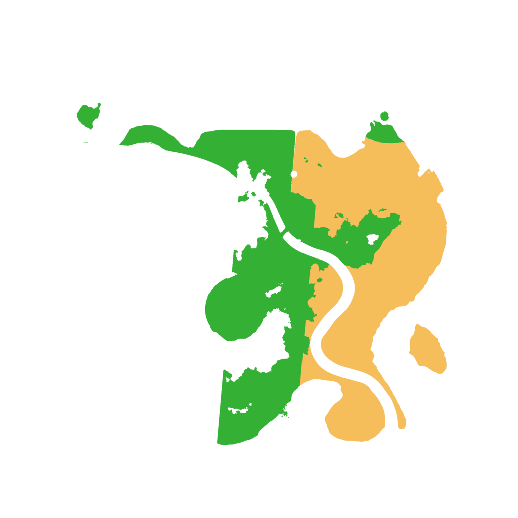 Biome Rust Map: Procedural Map, Size: 2300, Seed: 1459393561