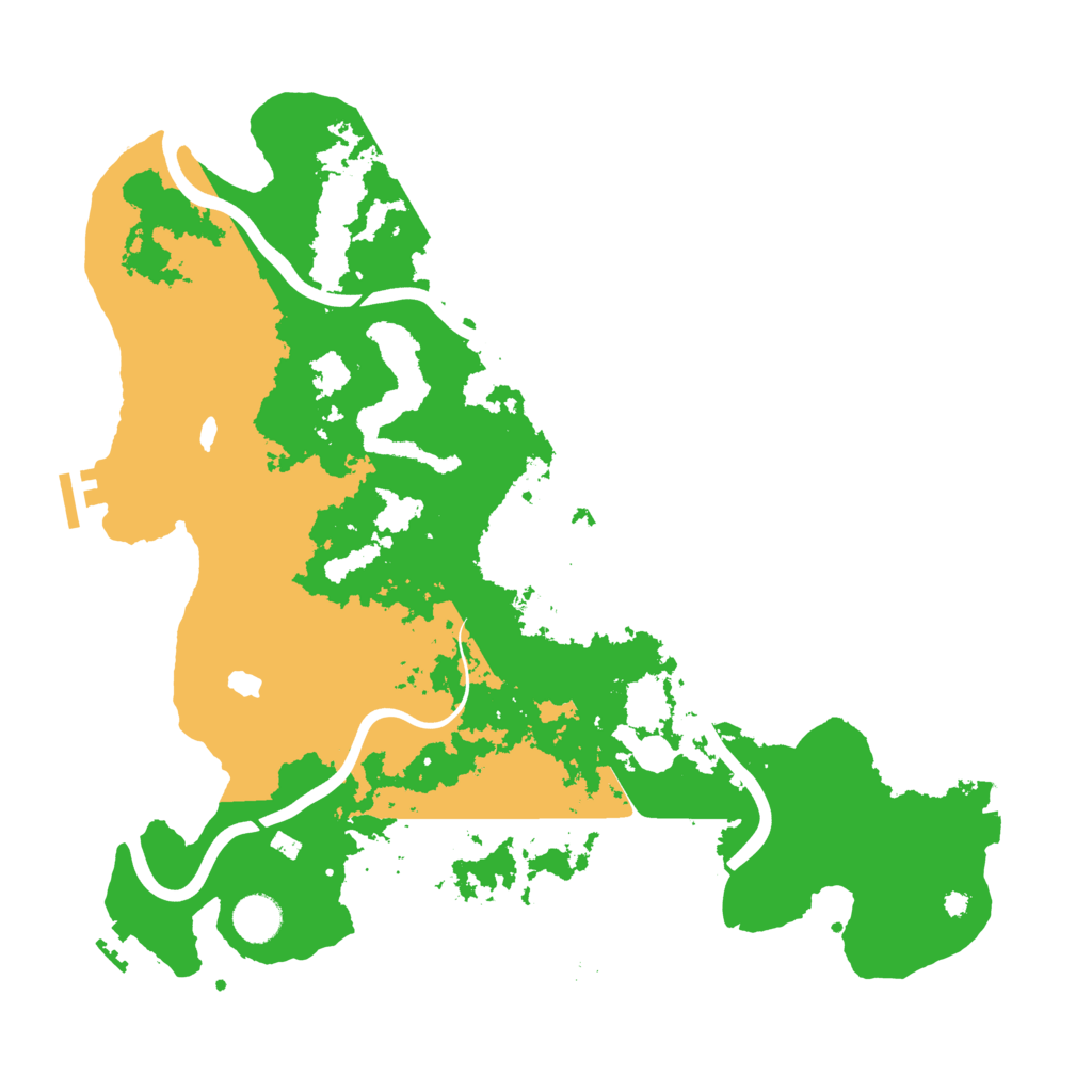 Biome Rust Map: Procedural Map, Size: 4000, Seed: 1357911