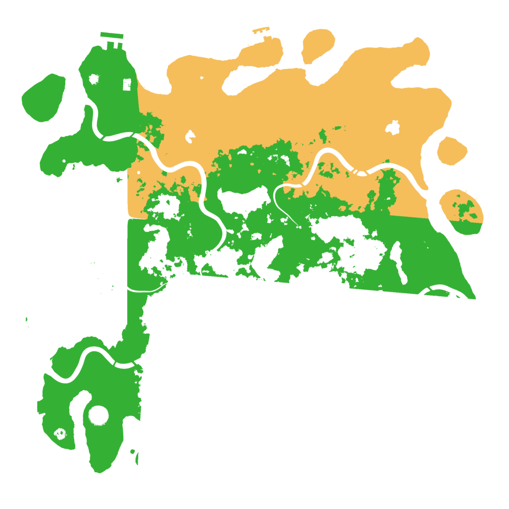 Biome Rust Map: Procedural Map, Size: 4500, Seed: 982333665