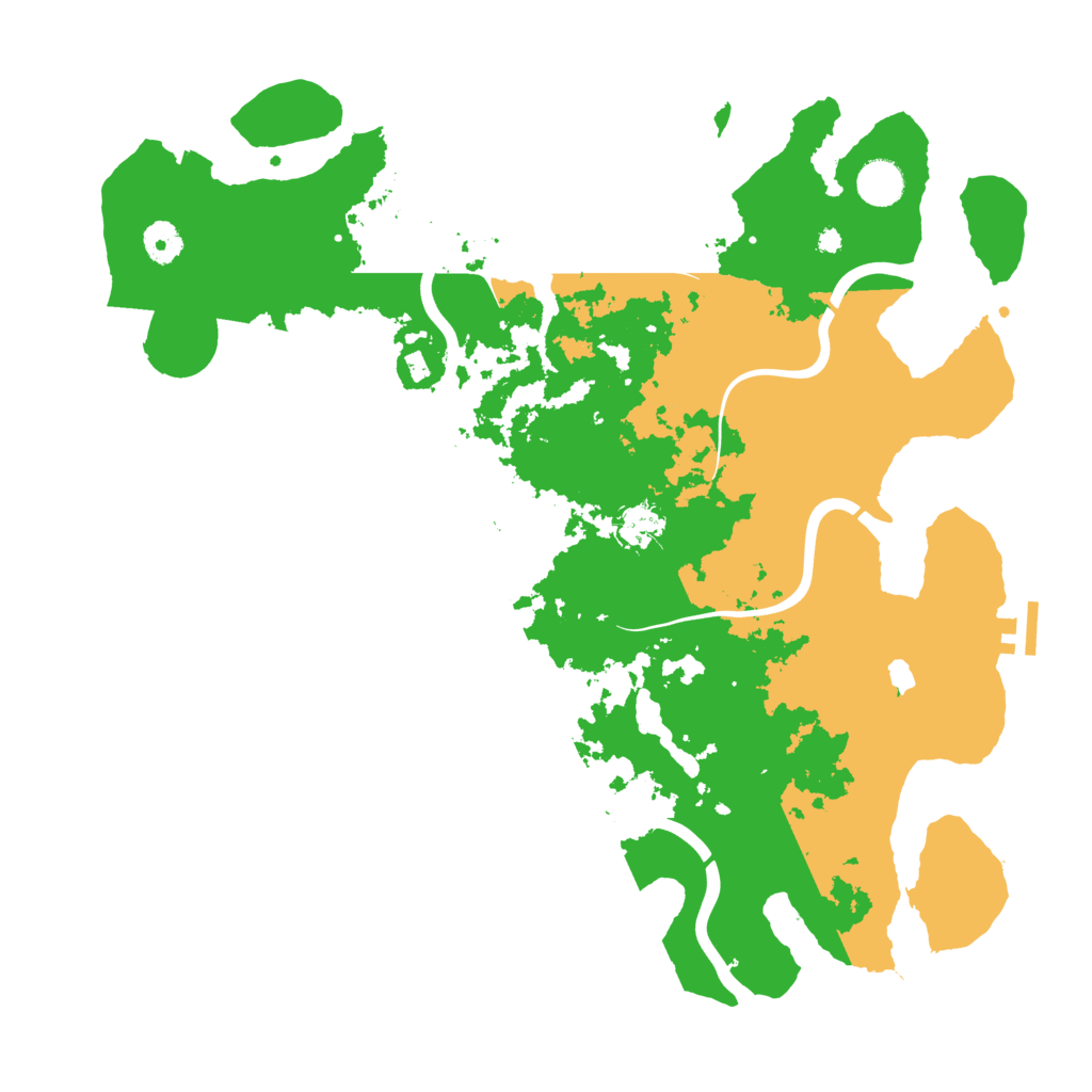 Biome Rust Map: Procedural Map, Size: 4100, Seed: 11432