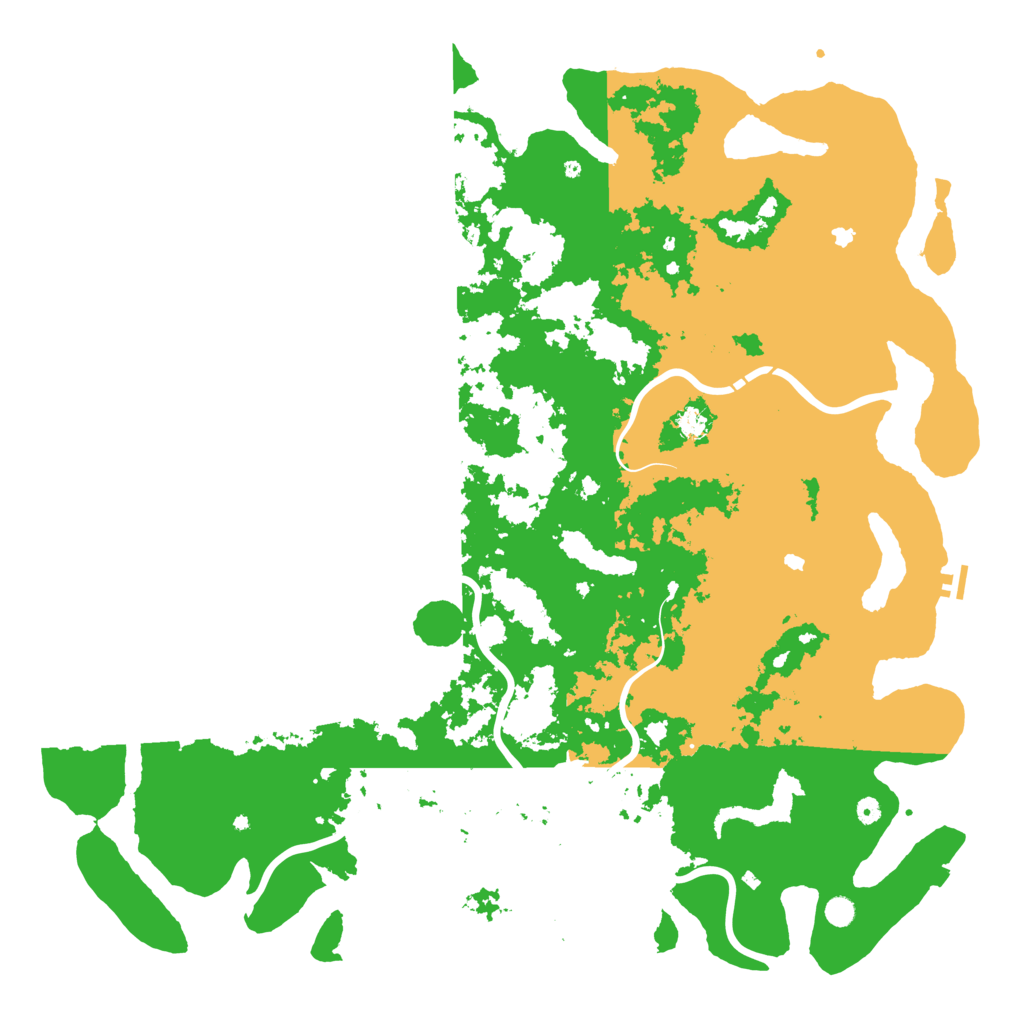 Biome Rust Map: Procedural Map, Size: 6000, Seed: 26482165