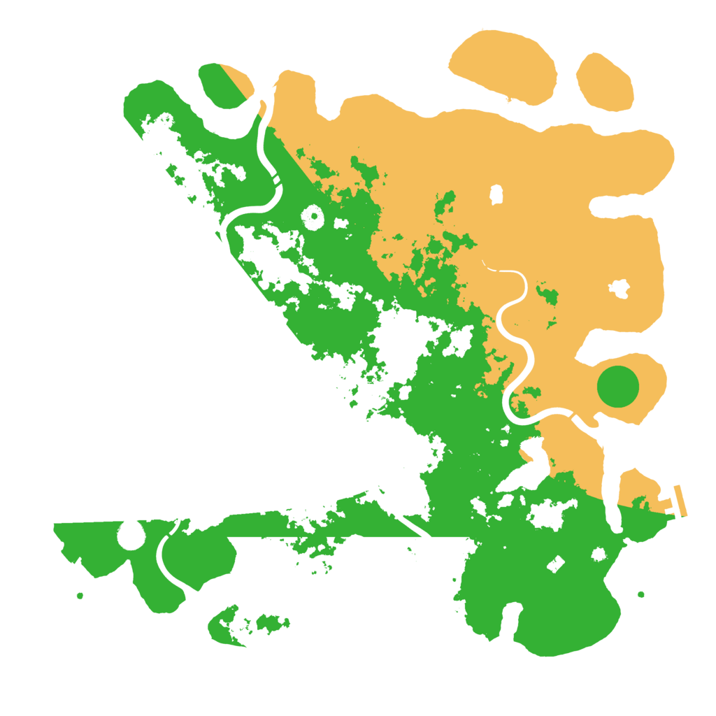 Biome Rust Map: Procedural Map, Size: 4500, Seed: 1239486988