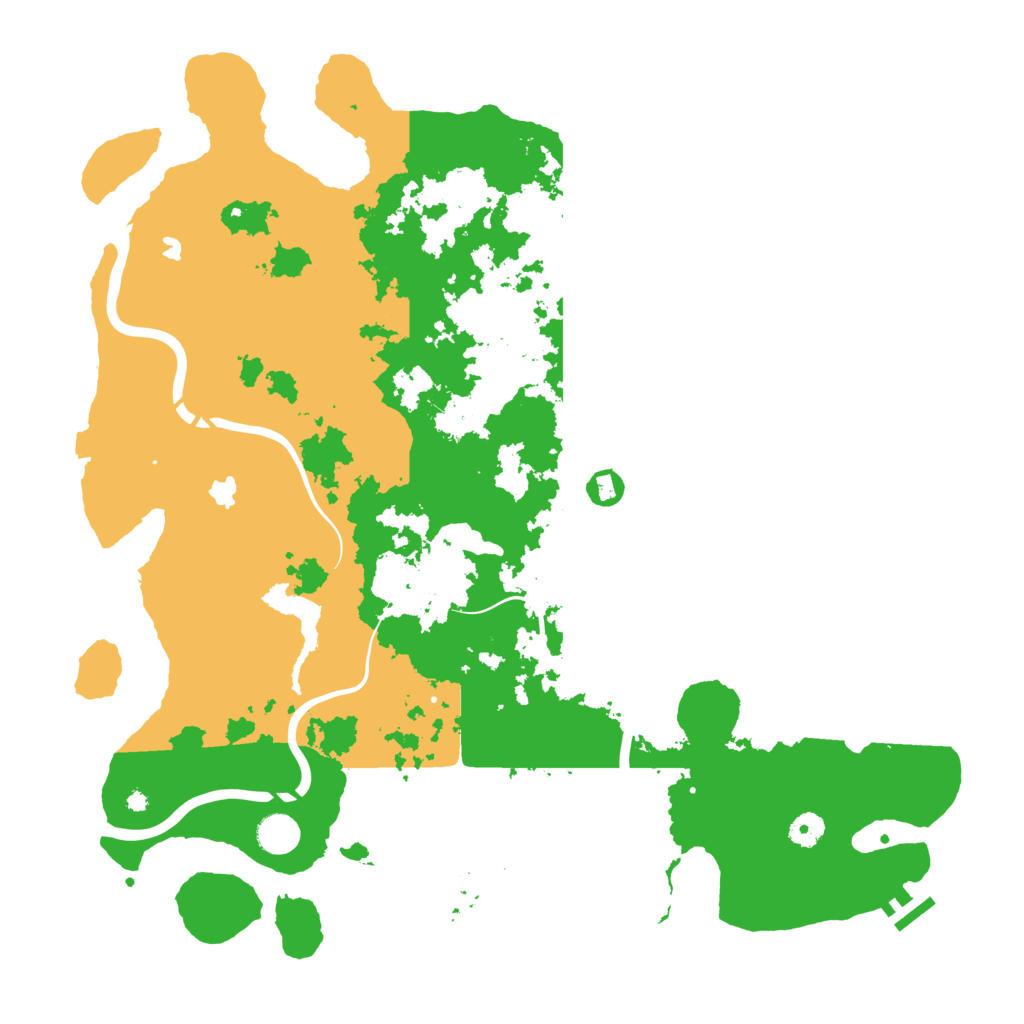 Biome Rust Map: Procedural Map, Size: 4500, Seed: 7109983