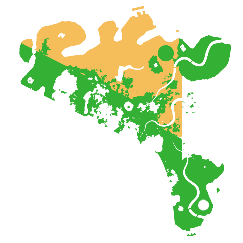 Biome Rust Map: Procedural Map, Size: 4000, Seed: 9576765