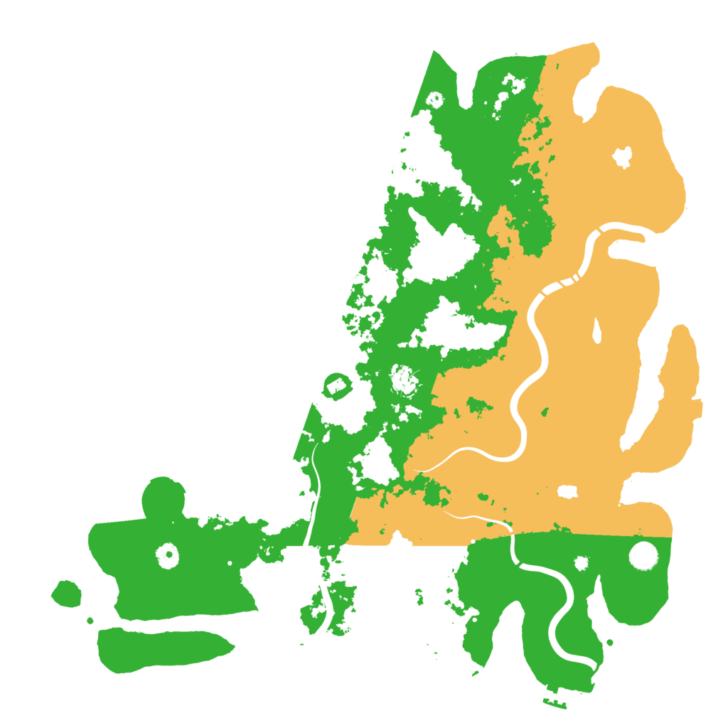 Biome Rust Map: Procedural Map, Size: 4500, Seed: 426032697